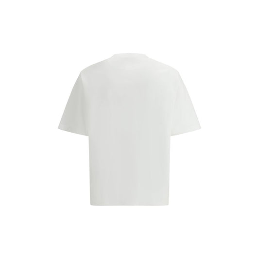 Prada T-Shirt mit dreieckiger Plakette