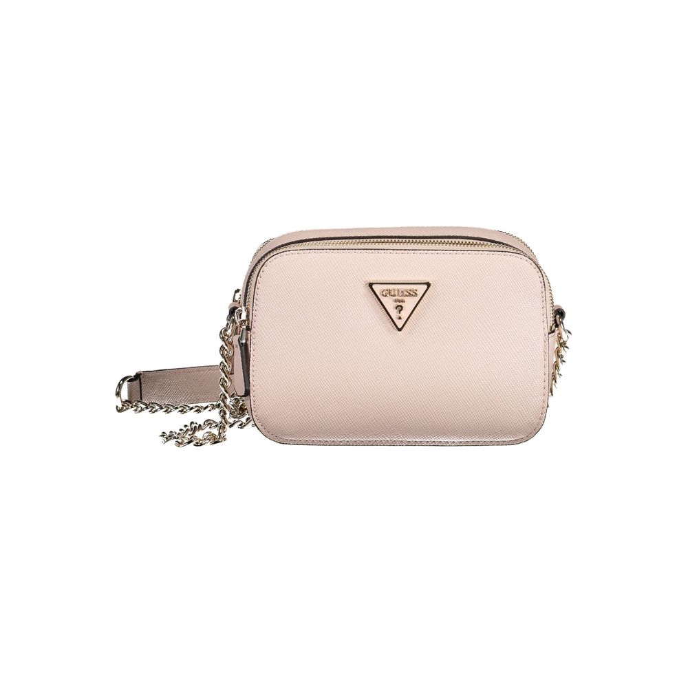 Guess Jeans Rosa Polyethylen-Handtasche