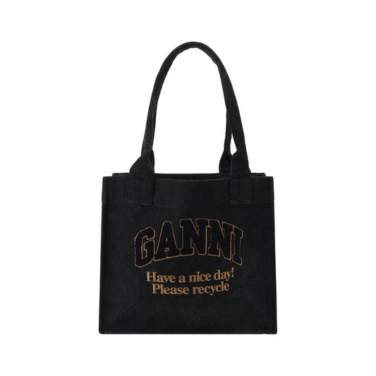 Ganni Easy Large Tote Umhängetasche