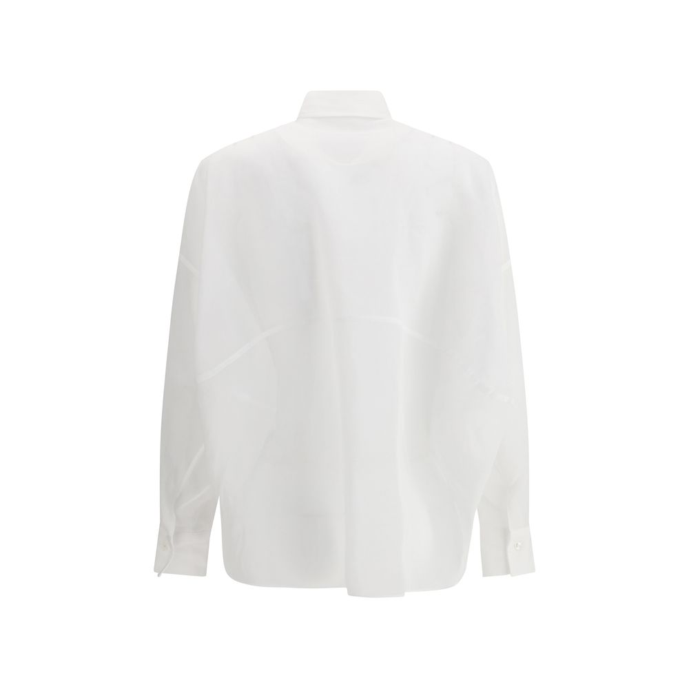 Brunello Cucinelli halbtransparentes Shirt