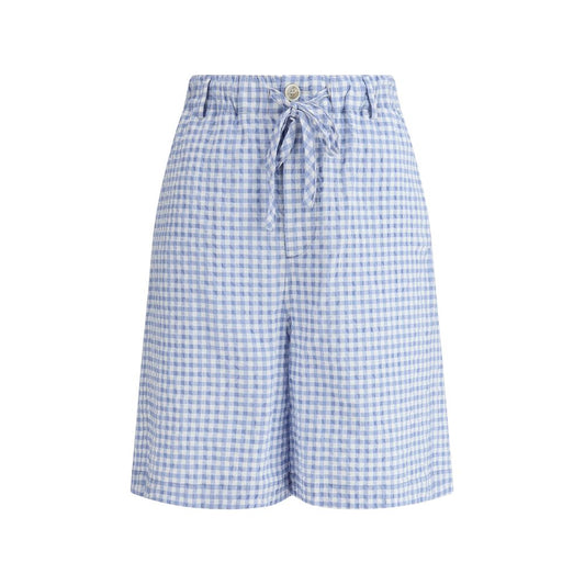 Marni knielange Vichy-Shorts