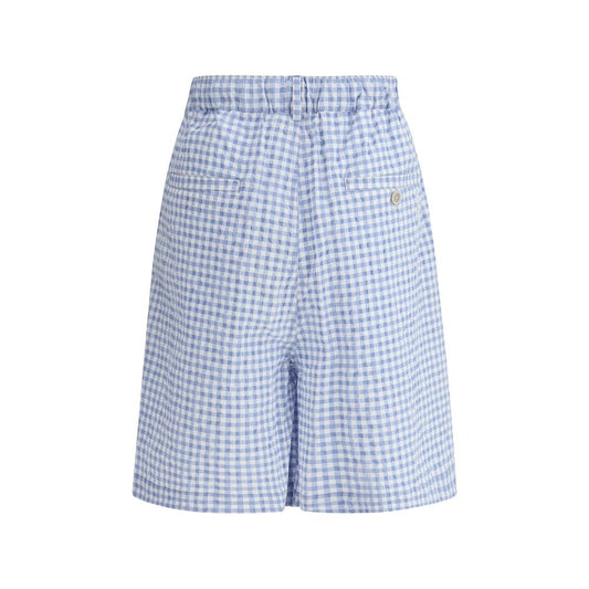 Marni knielange Vichy-Shorts