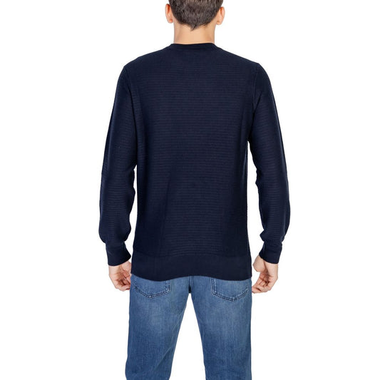 Hugo Boss Blauer Baumwollpullover