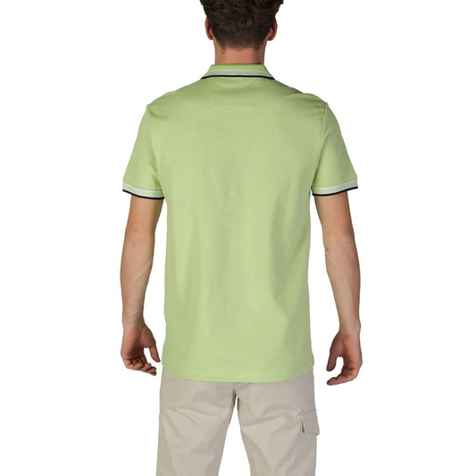 Hugo Boss Grünes Baumwoll-Poloshirt