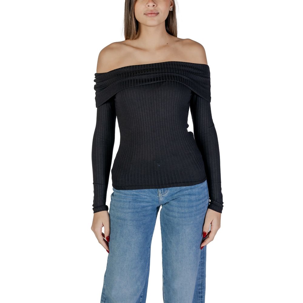 Jacqueline De Yong Schwarze Viskose Tops & T-Shirt