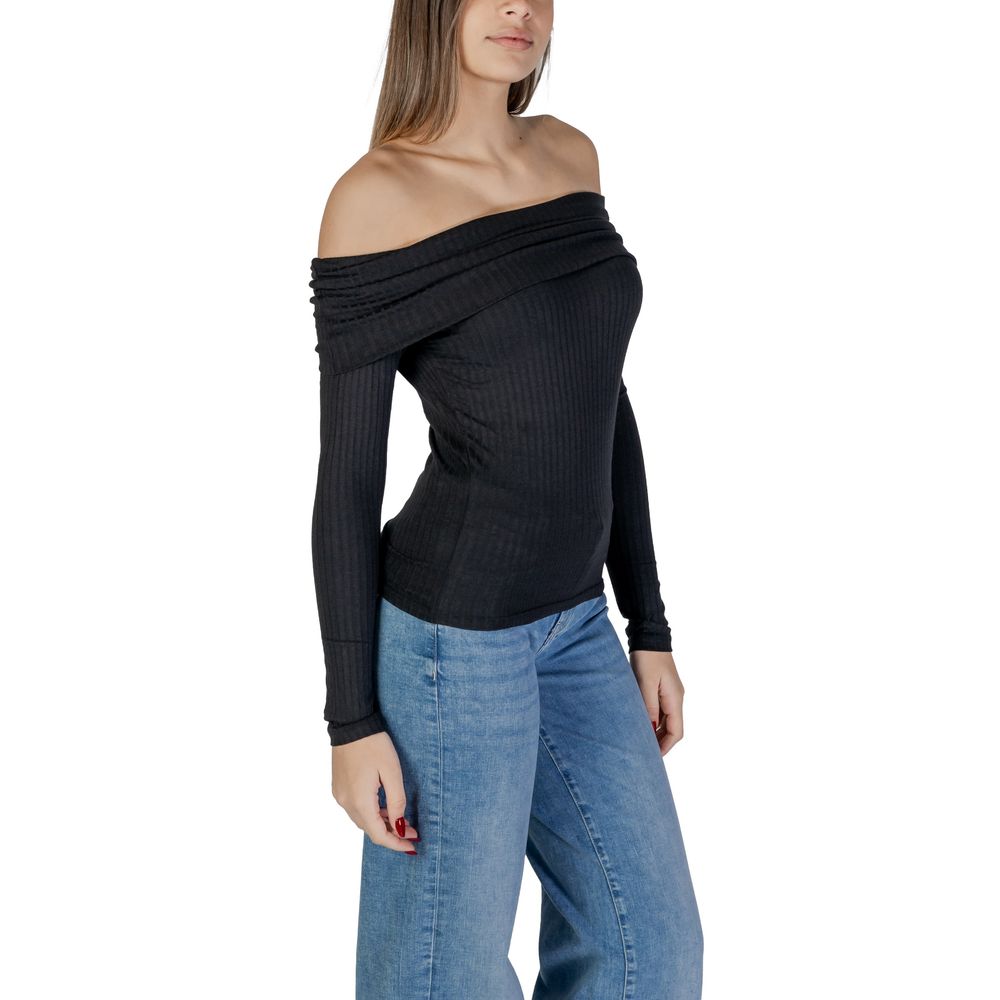 Jacqueline De Yong Schwarze Viskose Tops & T-Shirt