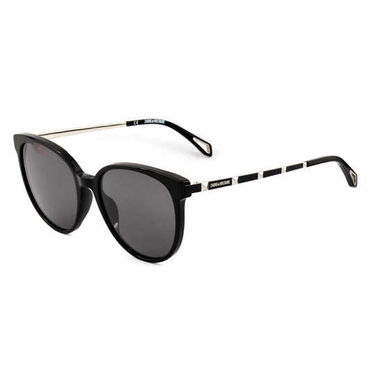 Zadig & Voltaire Schwarze Acetat-Sonnenbrille