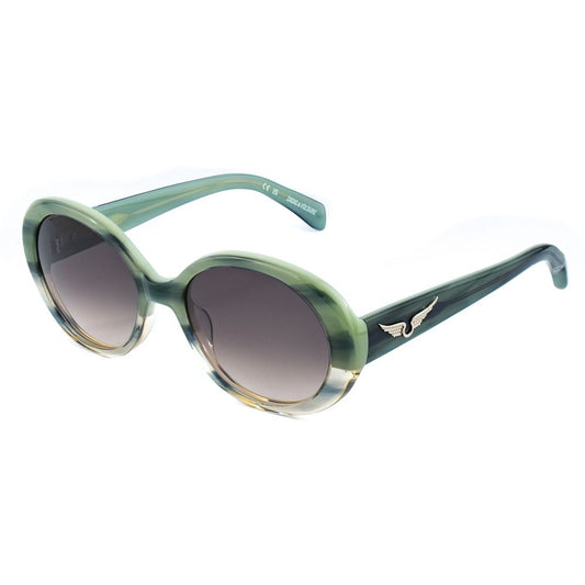 Zadig & Voltaire Grüne Acetat-Sonnenbrille