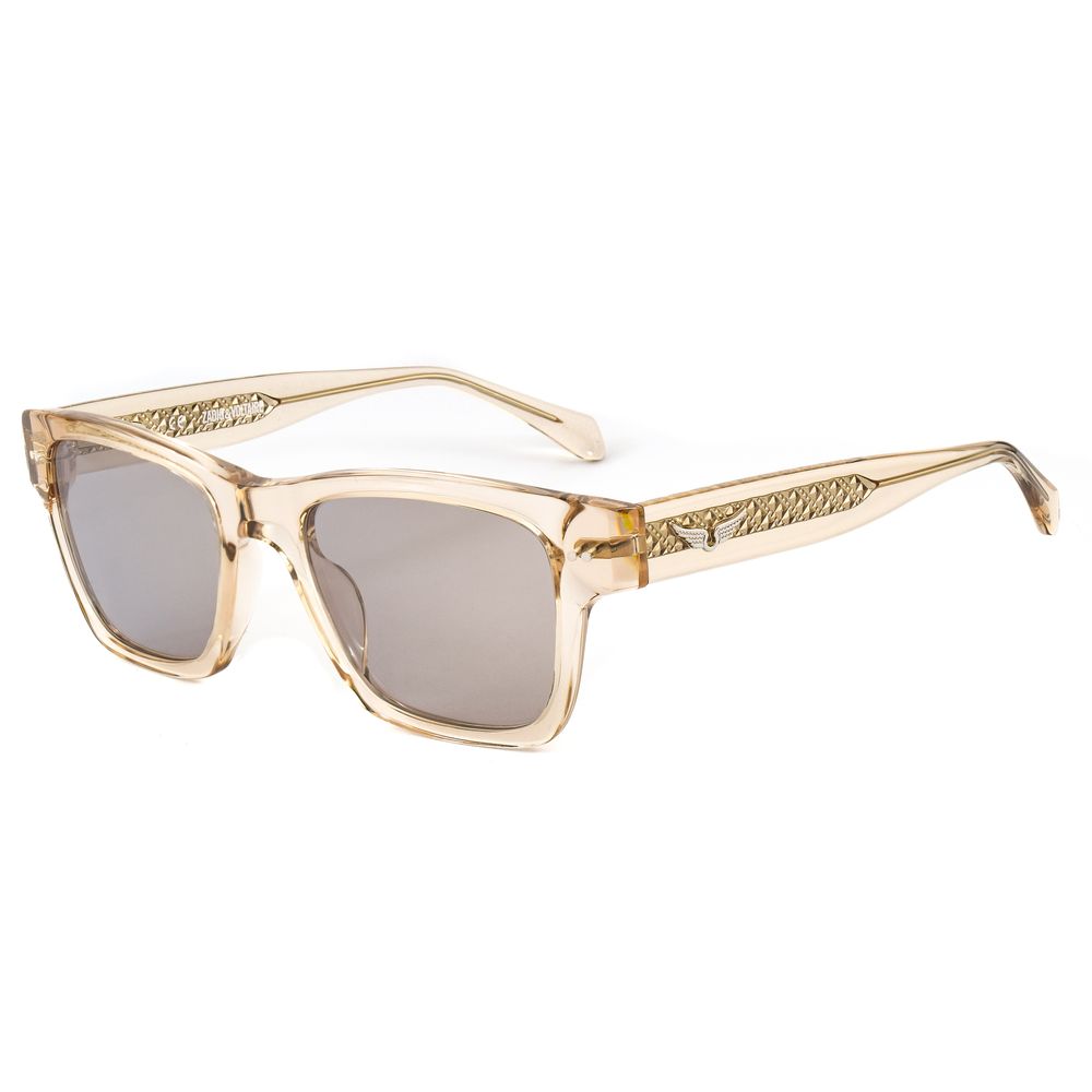 Zadig & Voltaire Beige Acetat-Sonnenbrille