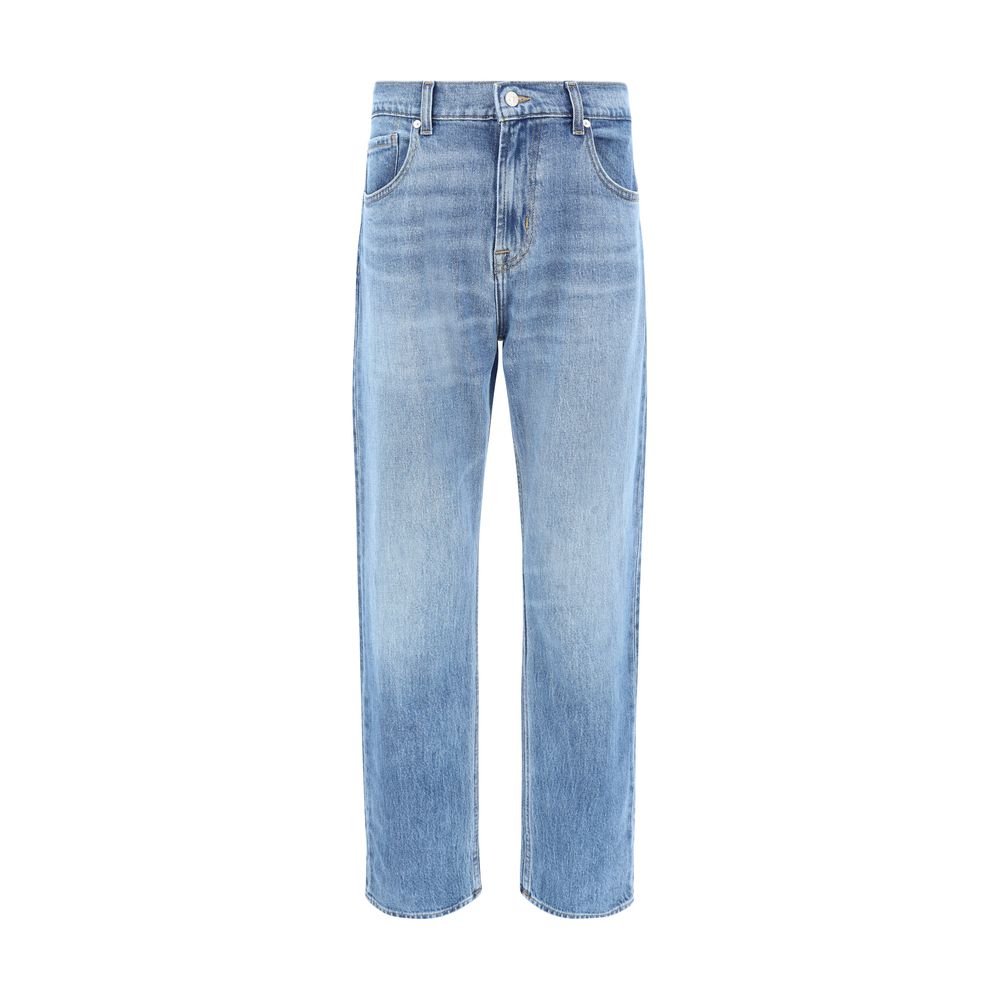 7FOR Die Straight Underline Jeans