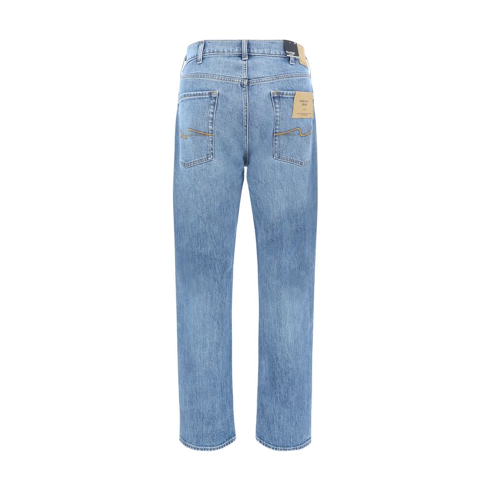 7FOR Die Straight Underline Jeans