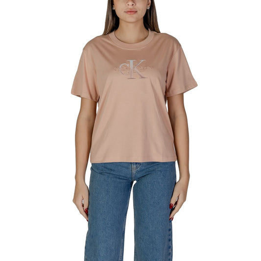 Calvin Klein Jeans Rosa Baumwolle Tops & T-Shirt