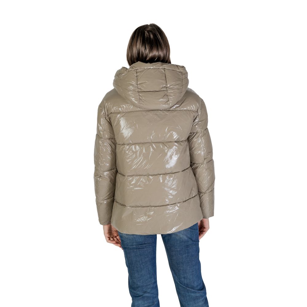 Blauer Beige Polyamid Jacken & Mantel