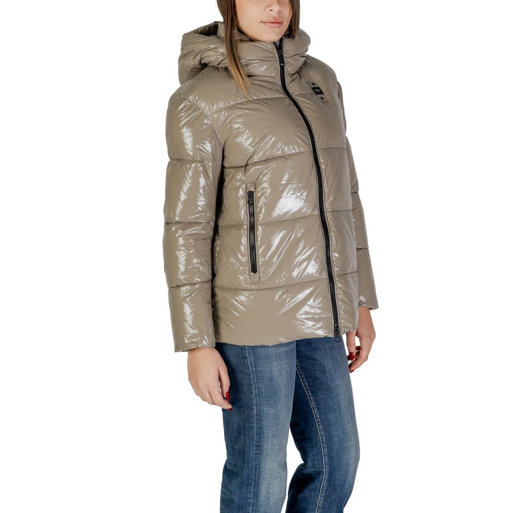 Blauer Beige Polyamid Jacken & Mantel