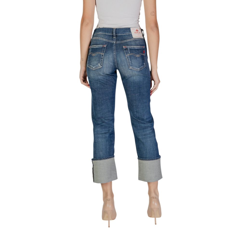 Replay Blaue Baumwolljeans & Hose