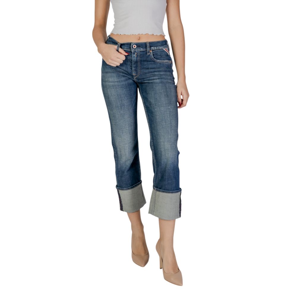 Replay Blaue Baumwolljeans & Hose