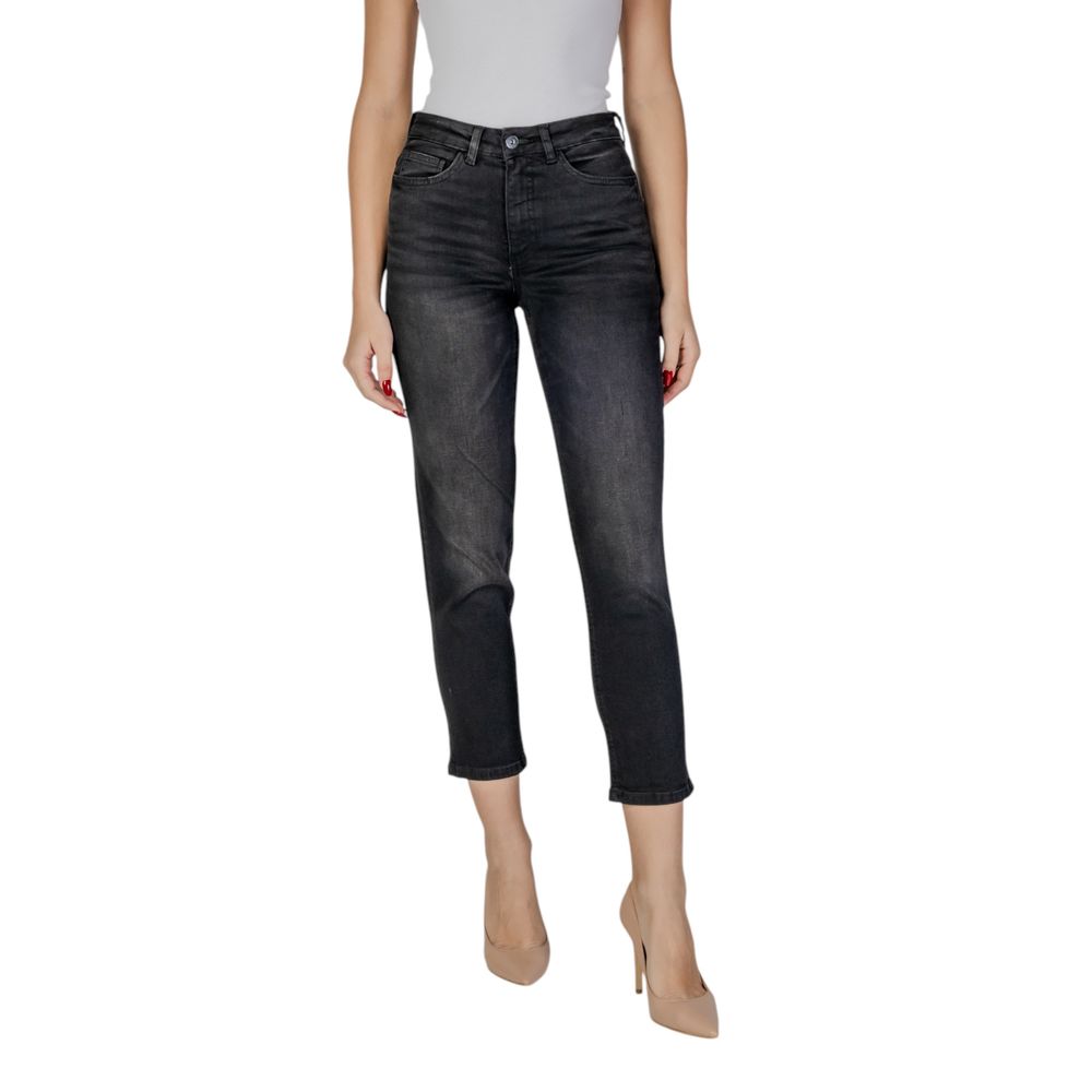 ICHI Schwarze Baumwolljeans & Hose