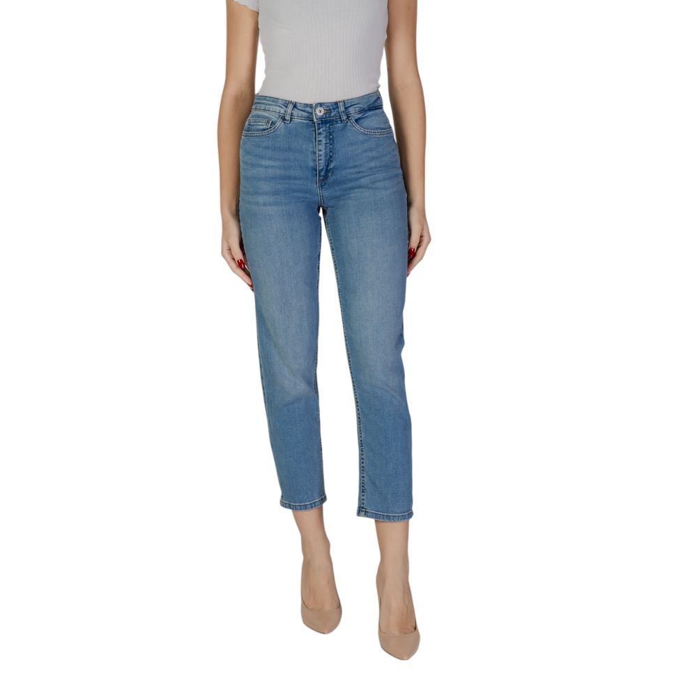 ICHI Hellblaue Baumwolljeans & Hose