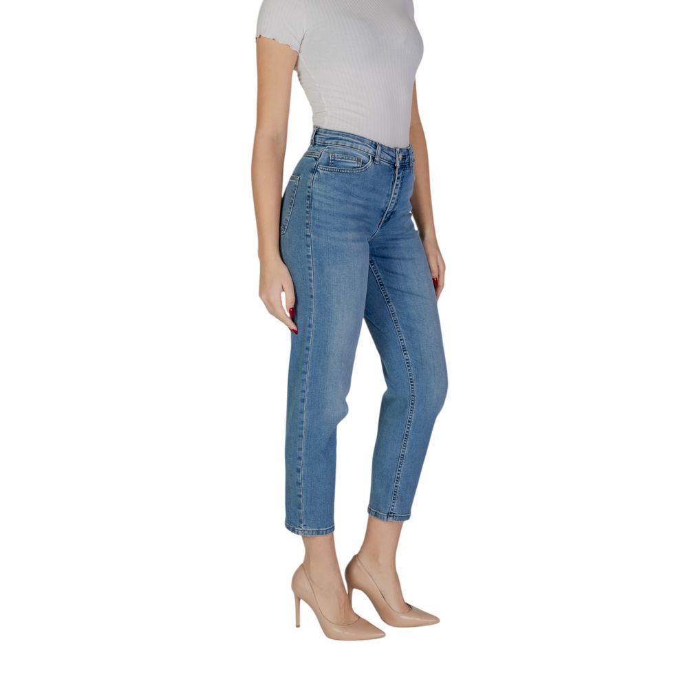 ICHI Hellblaue Baumwolljeans & Hose