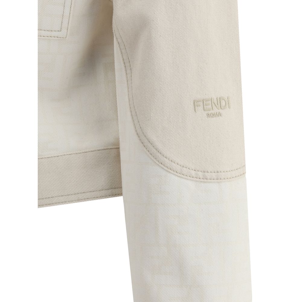 Fendi FF Druck Denim Gacket