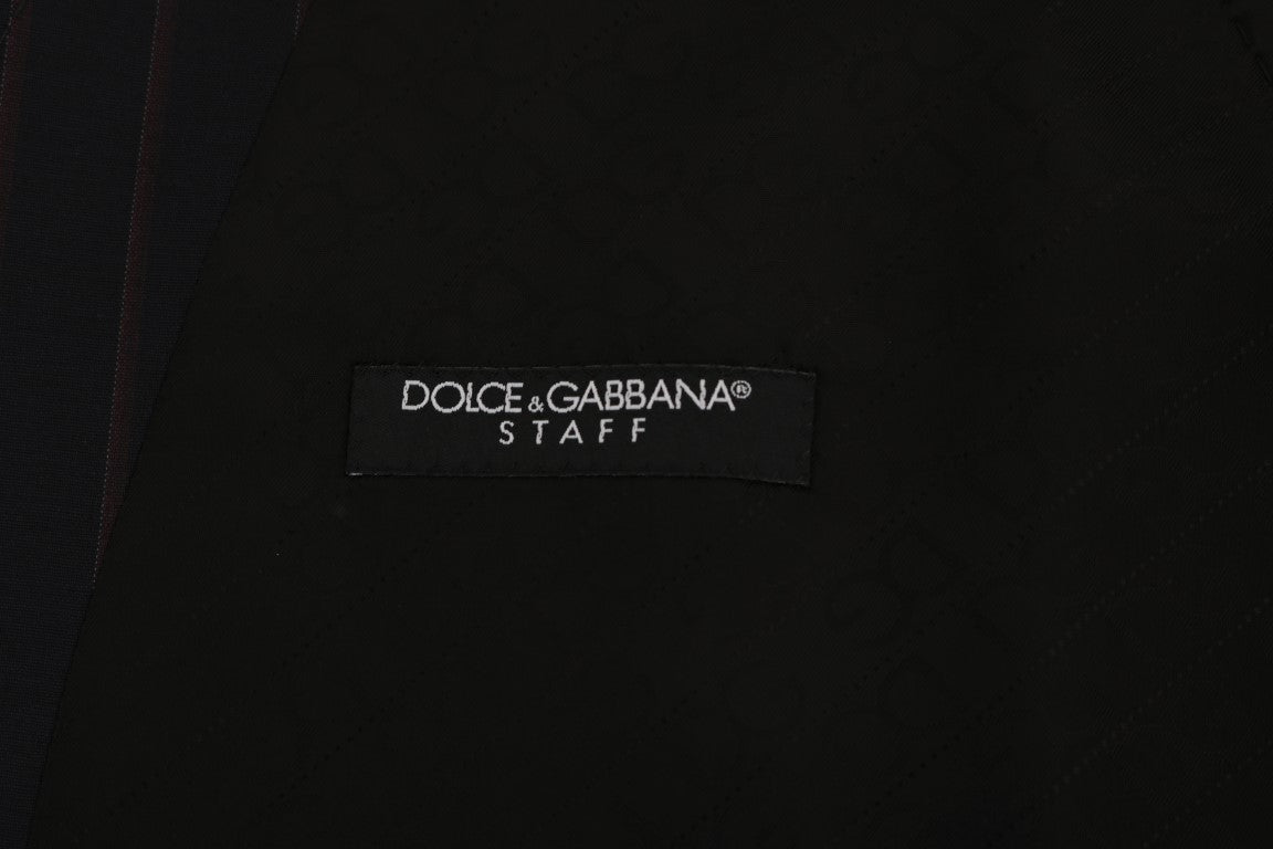 Dolce &amp; Gabbana Zarif çizgili yün karışımlı yelek