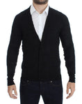 Load image into Gallery viewer, Costume National Elegant black cardigan made of merino wool
