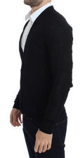 Load image into Gallery viewer, Costume National Elegant black cardigan made of merino wool
