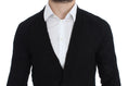 Load image into Gallery viewer, Costume National Elegant black cardigan made of merino wool
