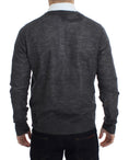 Load image into Gallery viewer, Costume National Elegant gray wool blend cardigan
