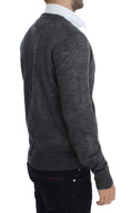 Load image into Gallery viewer, Costume National Elegant gray wool blend cardigan
