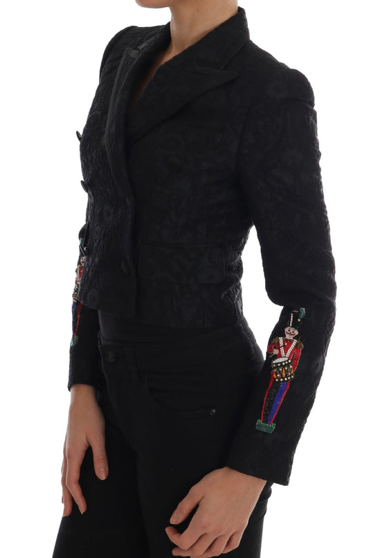 Dolce & Gabbana Enchanted Floral Crystal Blazer Jacke