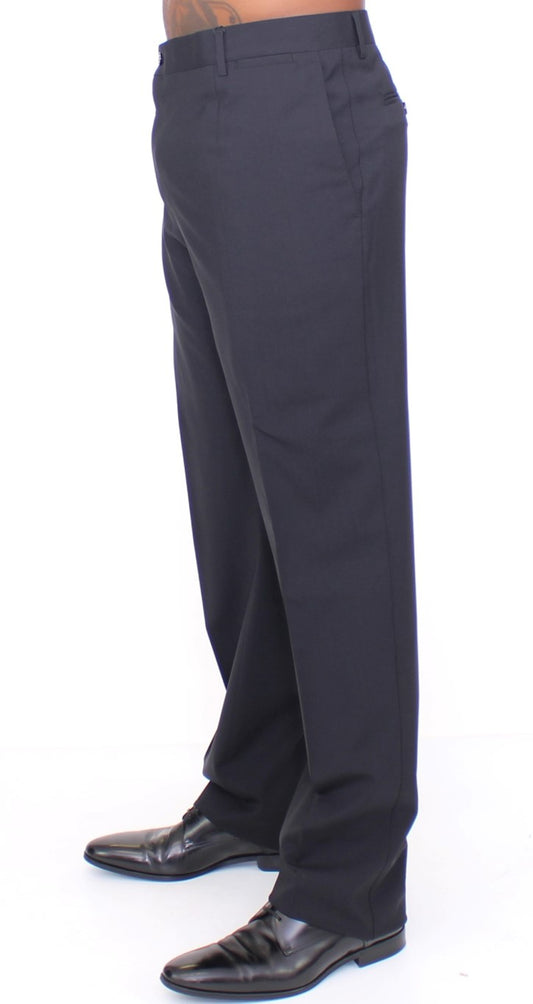 Dolce &amp; Gabbana Elegant pleated trousers in black wool