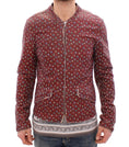 Bild in Galerie-Betrachter laden, Dolce & Gabbana Exklusive Boxer Print Bordeaux Lederjacke
