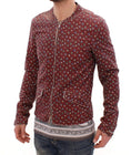 Bild in Galerie-Betrachter laden, Dolce & Gabbana Exklusive Boxer Print Bordeaux Lederjacke
