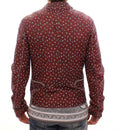 Bild in Galerie-Betrachter laden, Dolce & Gabbana Exklusive Boxer Print Bordeaux Lederjacke
