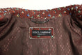 Bild in Galerie-Betrachter laden, Dolce & Gabbana Exklusive Boxer Print Bordeaux Lederjacke
