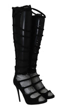 Load image into Gallery viewer, Dolce & Gabbana Eleganz neu definiert: Schicke kniehohe Stiletto-Stiefel
