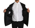 Bild in Galerie-Betrachter laden, Dolce & Gabbana Elegante Schwarze Slim Fit Martini Blazer Jacke
