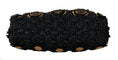 Load image into Gallery viewer, Dolce & Gabbana Schwarze Quaste Gold Barock Kristall Abend Clutch
