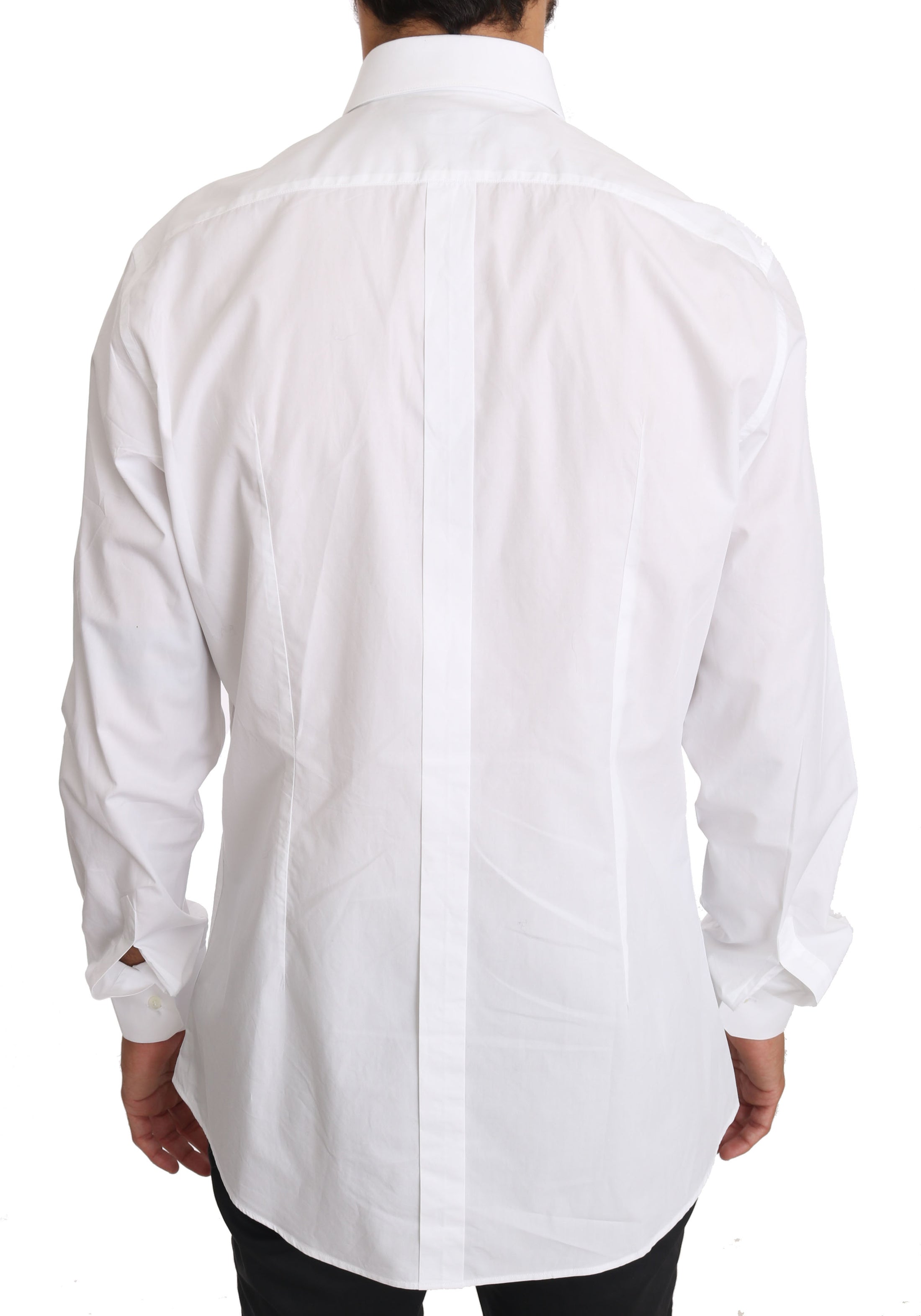 Dolce &amp; Gabbana Elegant slim fit shirt in pure white