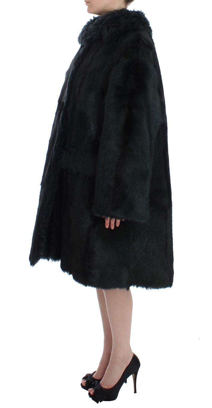 Dolce & Gabbana Exquisiter Shearling Mantel Jacke