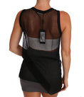 Load image into Gallery viewer, Dolce & Gabbana Elegantes ärmelloses schwarzes Mesh-Top
