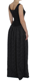 Load image into Gallery viewer, Dolce & Gabbana Elegant Black Full Length Sheath Dress
