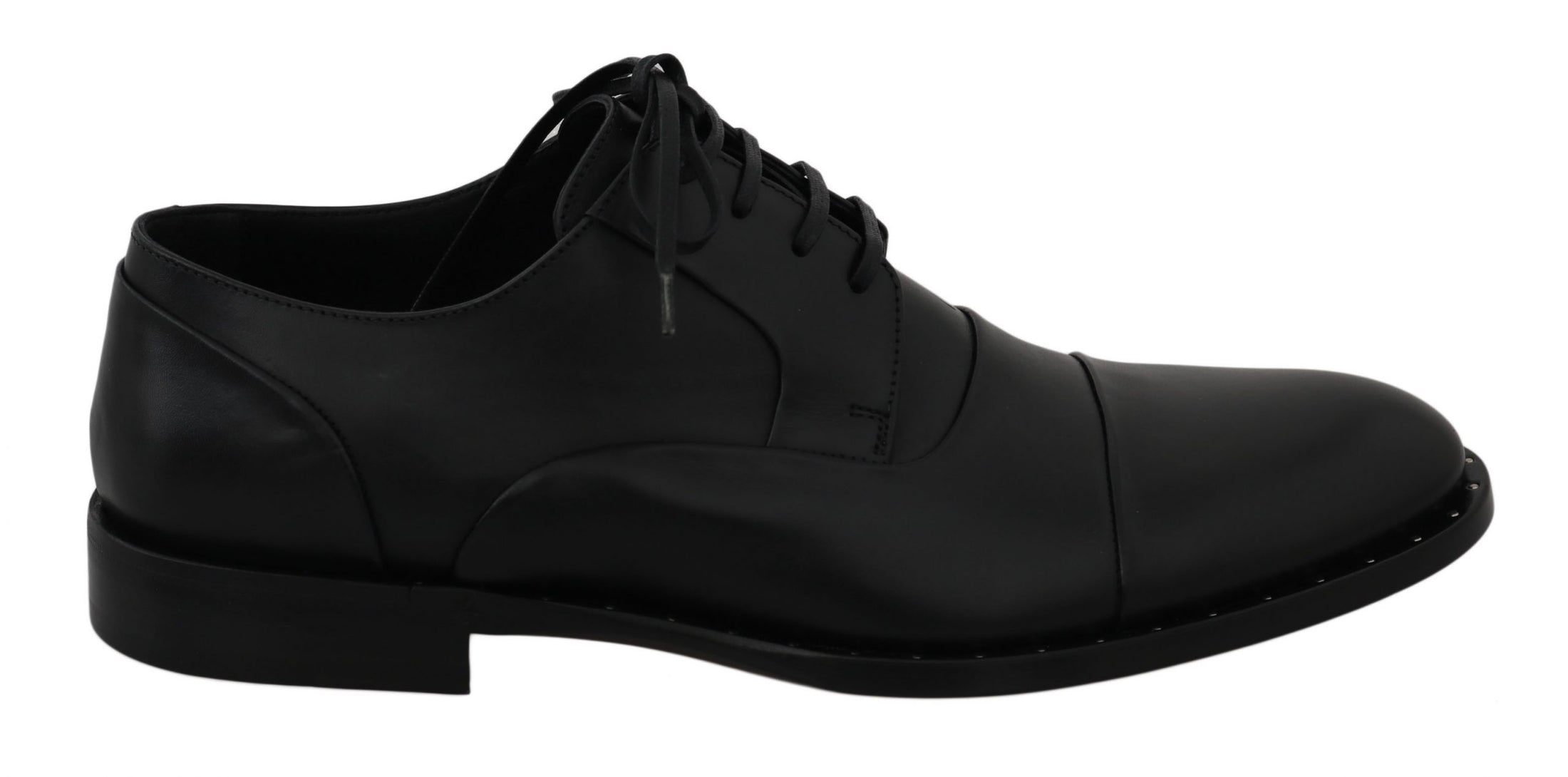 Dolce & Gabbana Elegante Schwarze Lederschuhe für formelle Anlässe