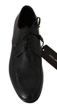 Load image into Gallery viewer, Dolce & Gabbana Elegant derby shoes made of dark blue leather
