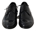 Load image into Gallery viewer, Dolce & Gabbana Elegant derby shoes made of dark blue leather
