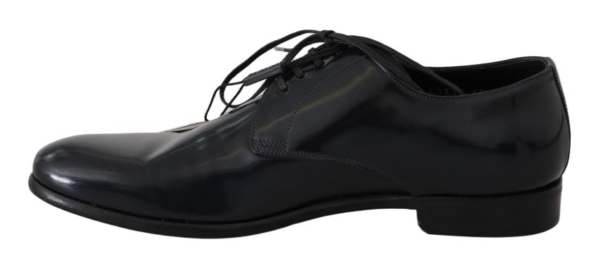 Dolce &amp; Gabbana Elegant derby shoes made of dark blue leather