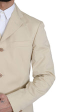 Load image into Gallery viewer, Romeo Gigli two-piece suit in beige with classic elegance
