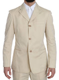 Load image into Gallery viewer, Romeo Gigli two-piece suit in beige with classic elegance
