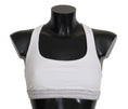 Load image into Gallery viewer, Dolce & Gabbana Elegant white stretch sports bra
